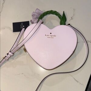 Kate Spade Light Pink Heart Crossbody Bag